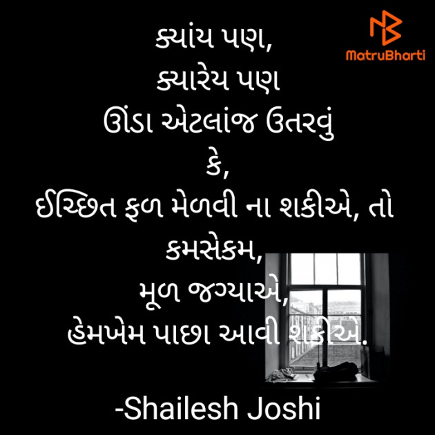 Gujarati Thought by Shailesh Joshi : 111801742
