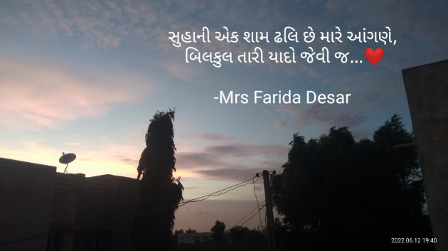 Gujarati Romance by Mrs Farida Desar : 111811826