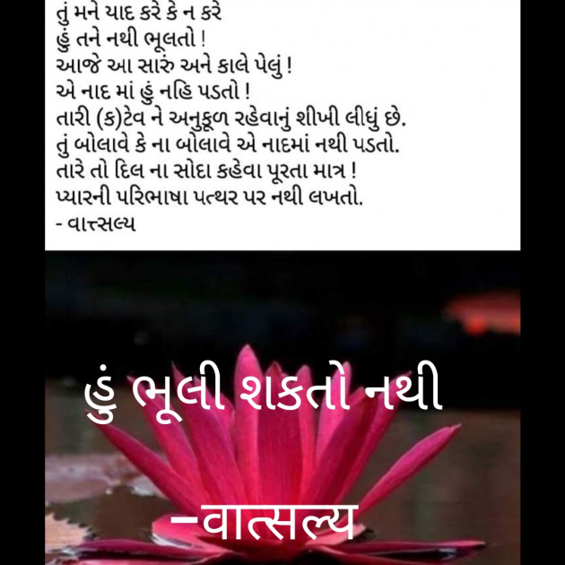 Gujarati Shayri by वात्सल्य : 111812188