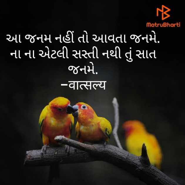Gujarati Shayri by वात्सल्य : 111812944