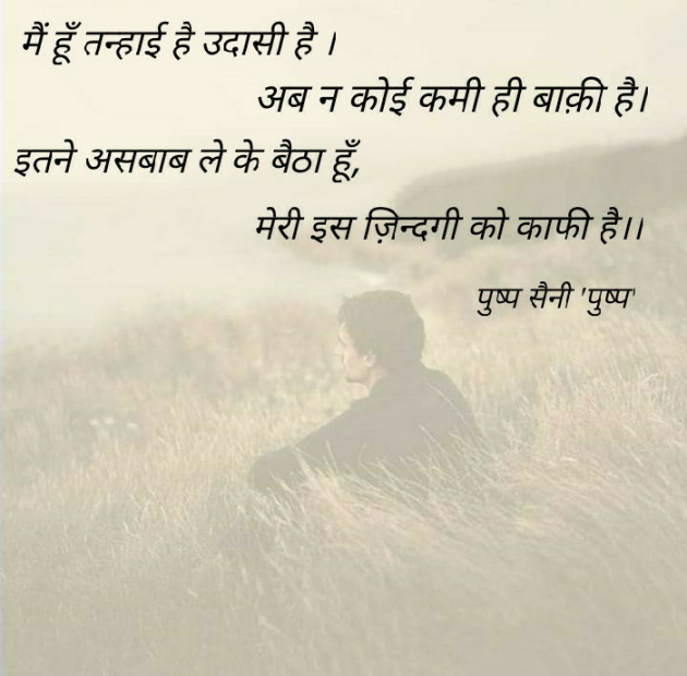 Hindi Shayri by Pushp Saini : 111814237
