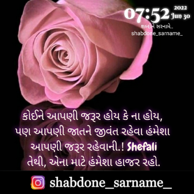 Gujarati Whatsapp-Status by Shefali : 111815621