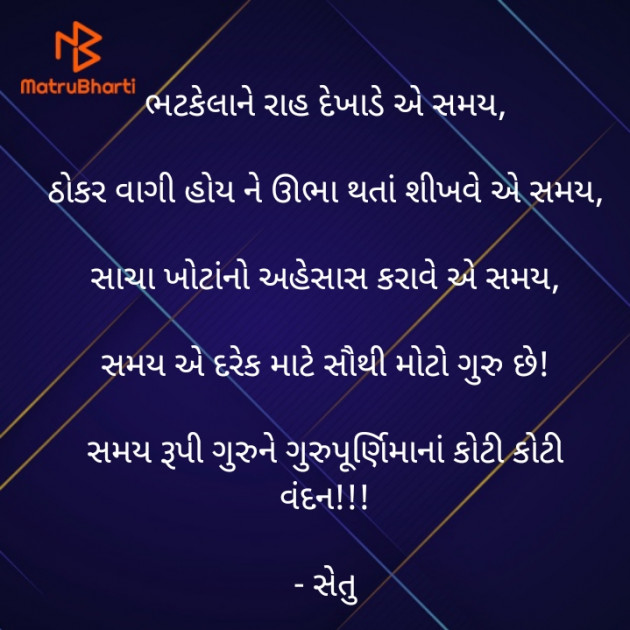 Gujarati Blog by Setu : 111818607