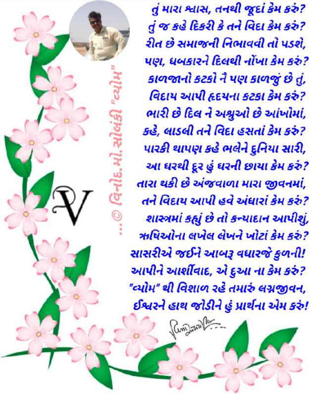 Gujarati Poem by વિનોદ. મો. સોલંકી .વ્યોમ. : 111818925