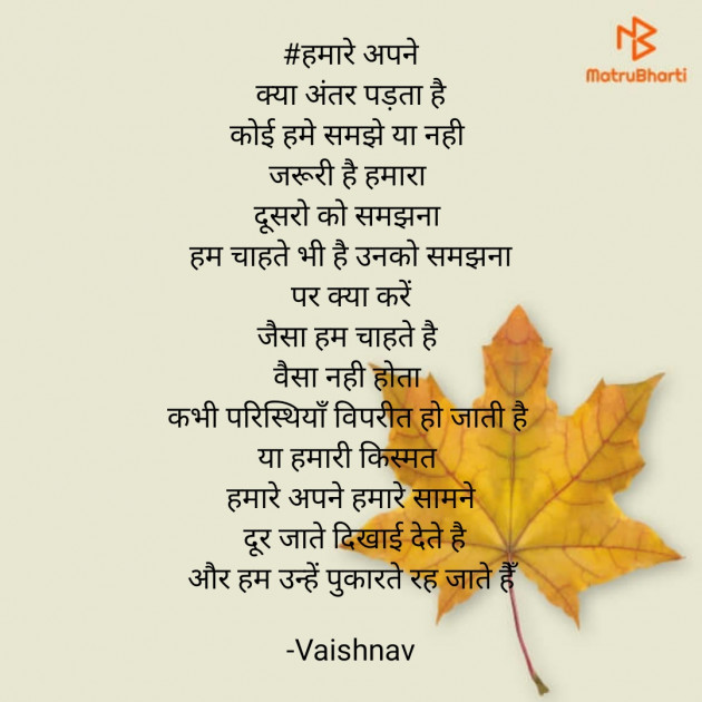 Hindi Blog by Vaishnav : 111819425