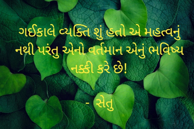 Gujarati Blog by Setu : 111820779