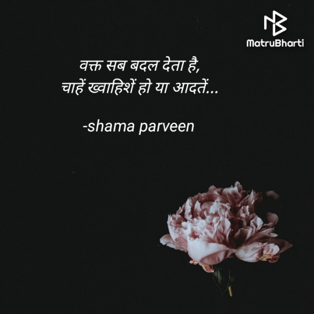 Hindi Blog by shama parveen : 111821035