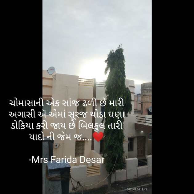 Gujarati Shayri by Mrs Farida Desar : 111821176