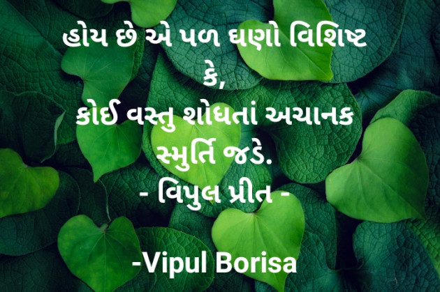 Gujarati Shayri by Vipul Borisa : 111821214