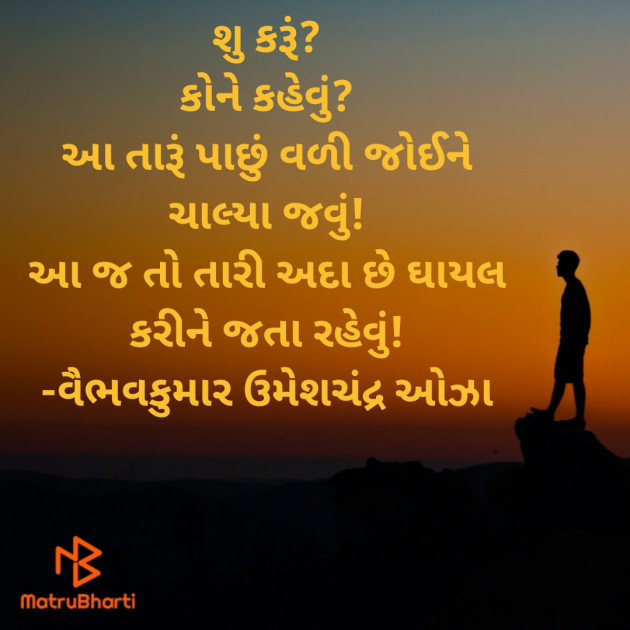 Gujarati Romance by વૈભવકુમાર ઉમેશચંદ્ર ઓઝા : 111823160