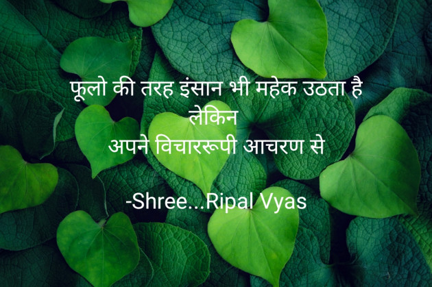 Hindi Quotes by Shree...Ripal Vyas : 111823849