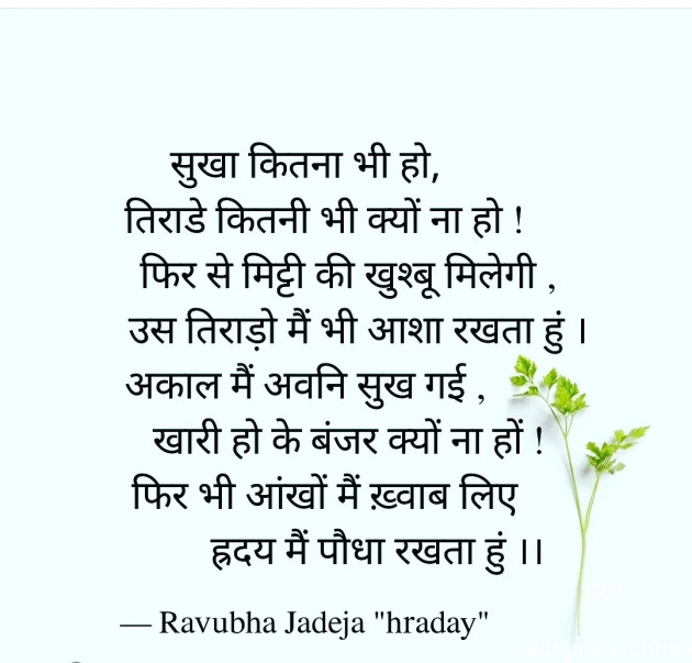 English Poem by Jadeja Ravubha P : 111824063