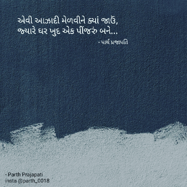 Gujarati Shayri by Parth Prajapati : 111824485