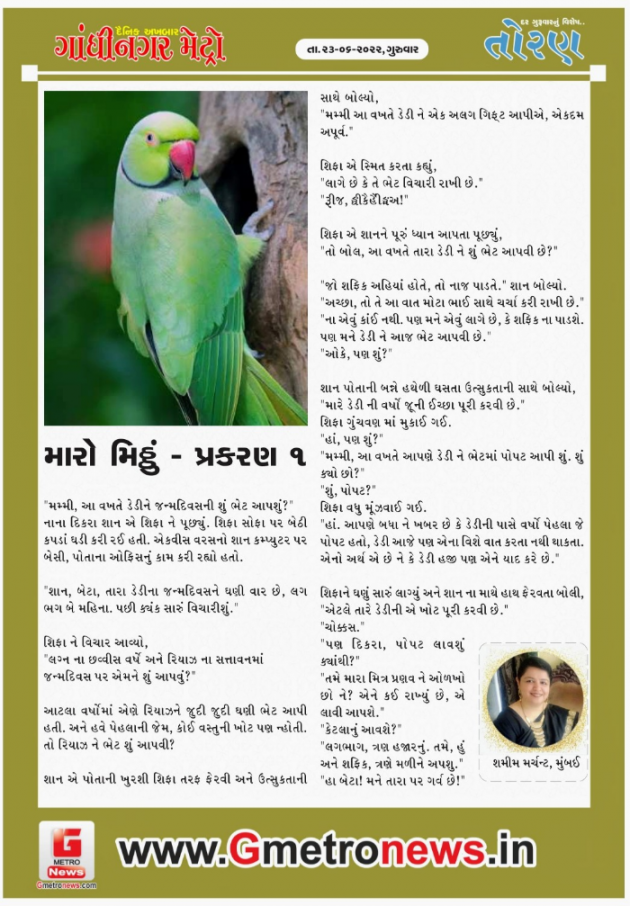 Gujarati Story by SHAMIM MERCHANT : 111825438