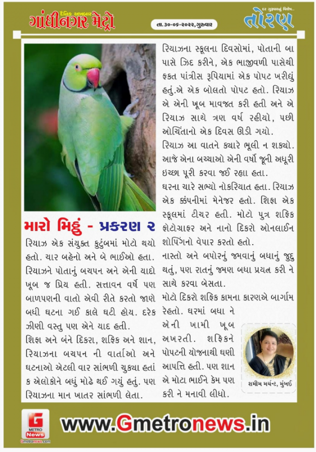 Gujarati Story by SHAMIM MERCHANT : 111825650