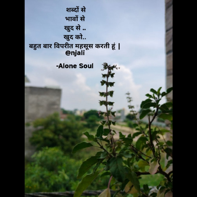 Hindi Quotes by Alone Soul : 111827820