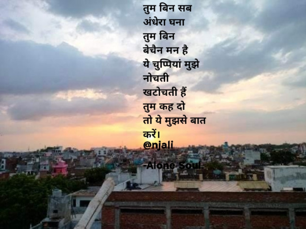 Hindi Quotes by Alone Soul : 111827951