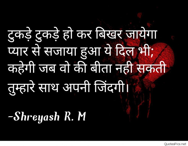 Hindi Shayri by Shreyash R.M : 111828631