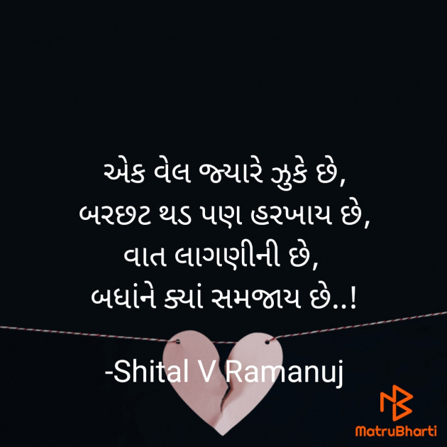 Gujarati Shayri by Shital V Ramanuj : 111830084