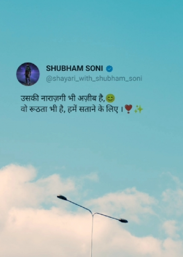 Hindi Shayri by SHUBHAM SONI : 111831086