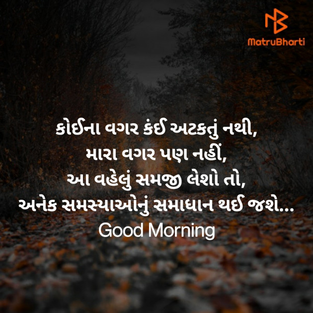 Gujarati Good Morning by Nirav Devani : 111832420