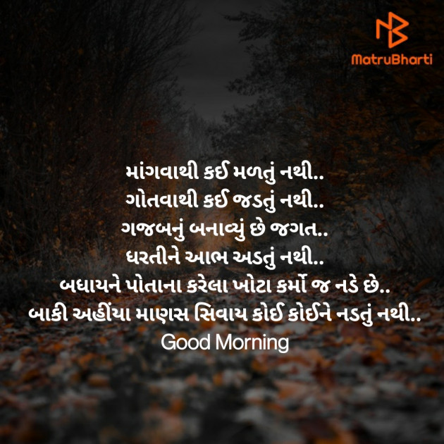 Gujarati Good Morning by Nirav Devani : 111835691