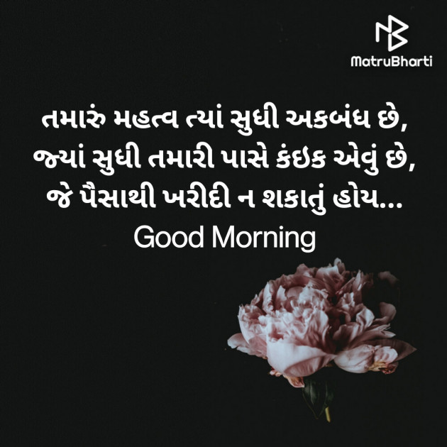 Gujarati Good Morning by Nirav Devani : 111837792