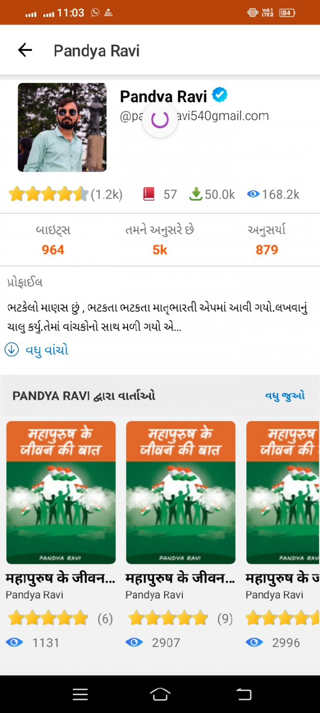 Gujarati Thought by Pandya Ravi : 111837947