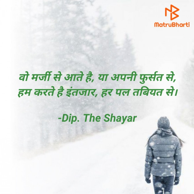 Hindi Shayri by Dip. The Shayar : 111840776