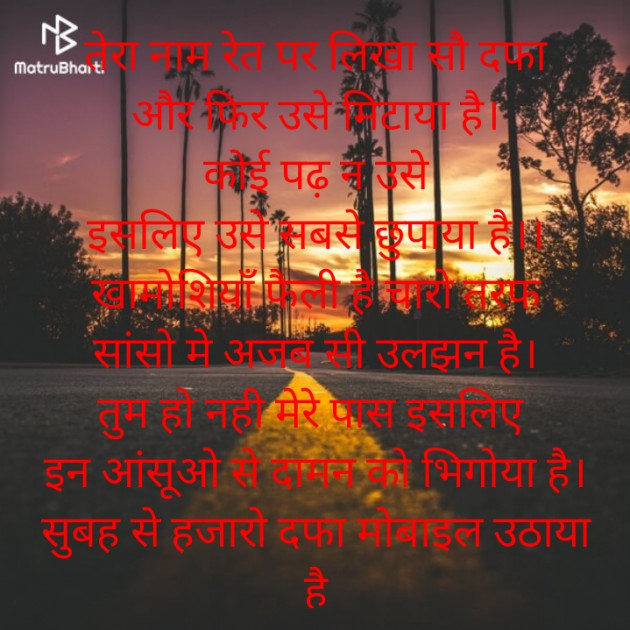 Hindi Poem by Meera Singh : 111844479