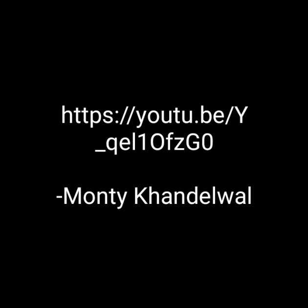 Hindi Blog by Monty Khandelwal : 111845446