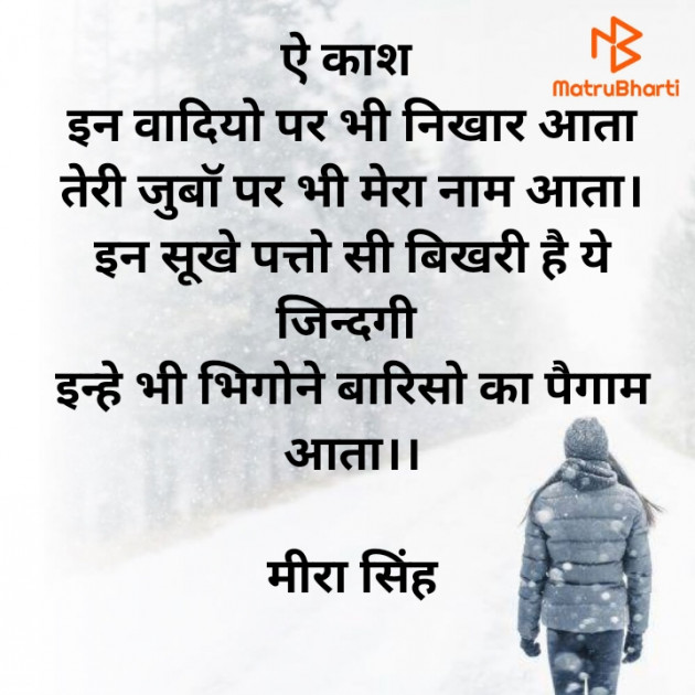 Hindi Quotes by Meera Singh : 111846834