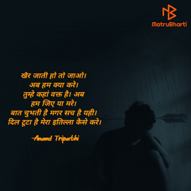 Hindi Shayri by Anand Tripathi : 111847661