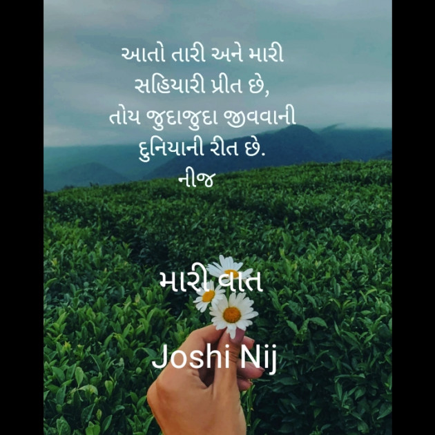 Gujarati Shayri by Nij Joshi : 111851969