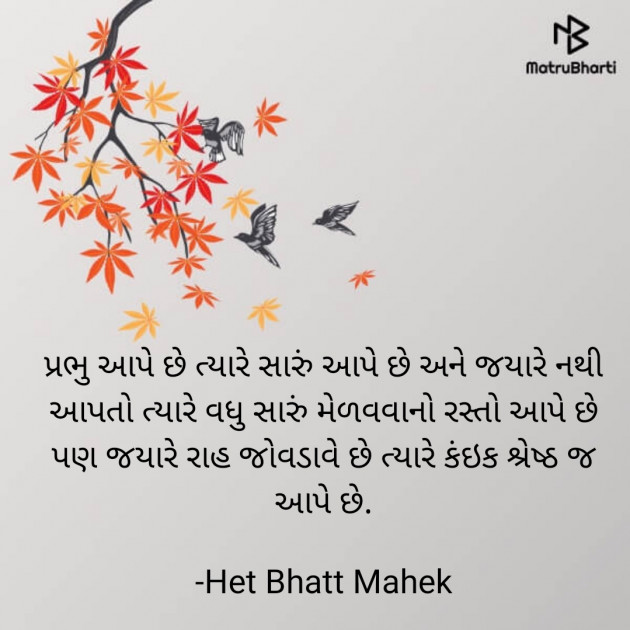 Gujarati Thought by Het Bhatt Mahek : 111853756