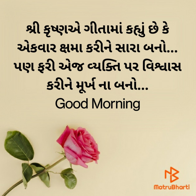 Gujarati Good Morning by Nirav Devani : 111854116