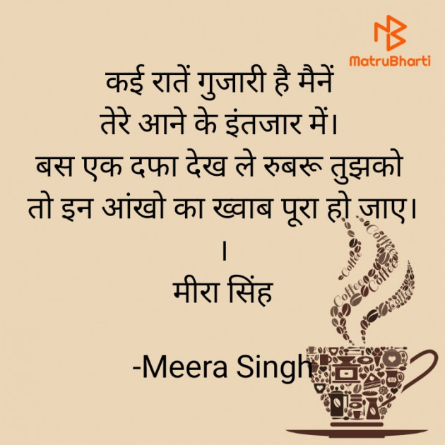 Hindi Quotes by Meera Singh : 111859011