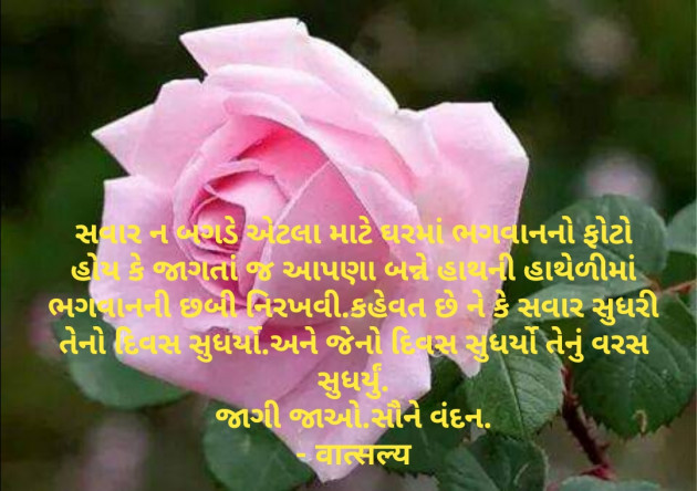 Gujarati Quotes by वात्सल्य : 111858978