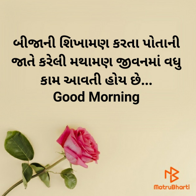 Gujarati Good Morning by Nirav Devani : 111859648