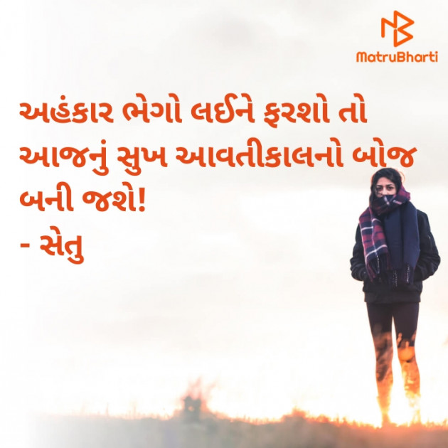 Gujarati Quotes by Setu : 111779999