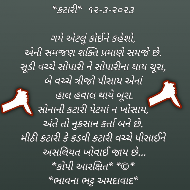 Gujarati Blog by Bhavna Bhatt : 111864386