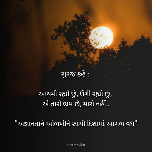 Gujarati Motivational by મનોજ નાવડીયા : 111864859