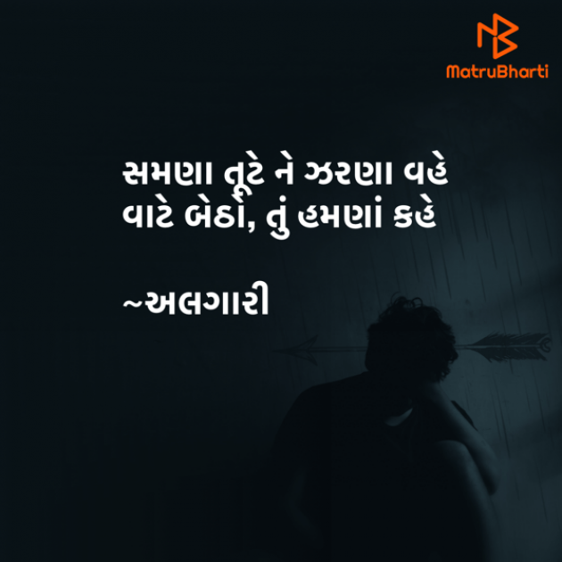 Gujarati Shayri by Ranveer Algari : 111871419