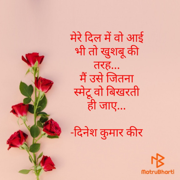 Hindi Shayri by DINESH KUMAR KEER : 111873977