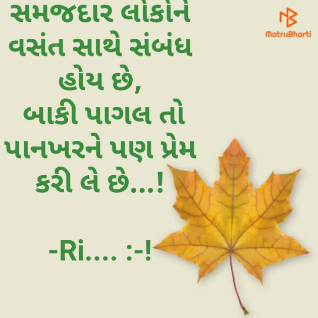 Gujarati Shayri by Riddhi Trivedi : 111876847