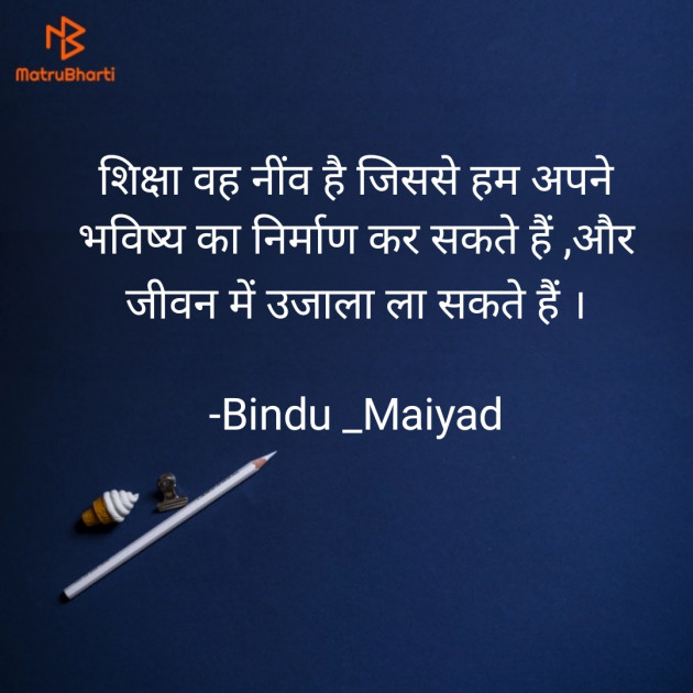 Hindi Blog by Bindu _Maiyad : 111879205