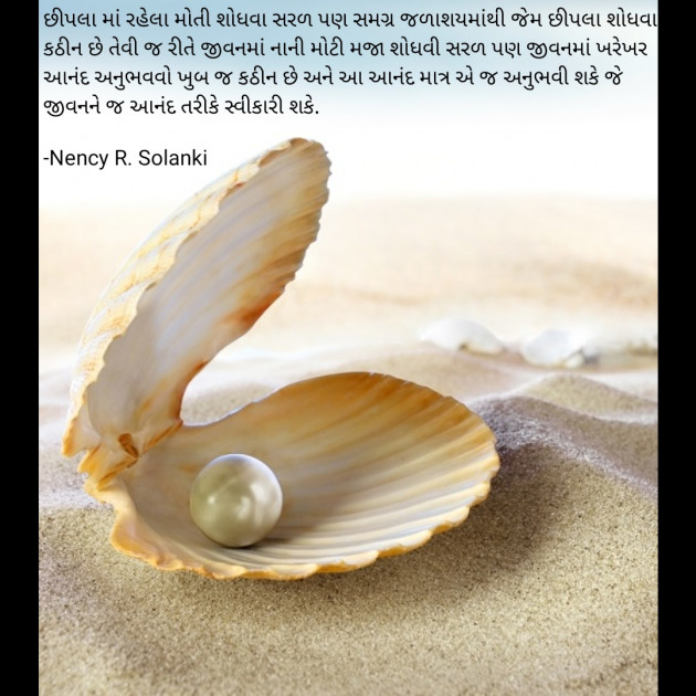 Gujarati Blog by Nency R. Solanki : 111880422