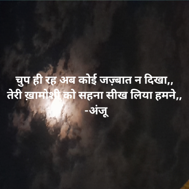 Hindi Shayri by Anju Kumari : 111883901