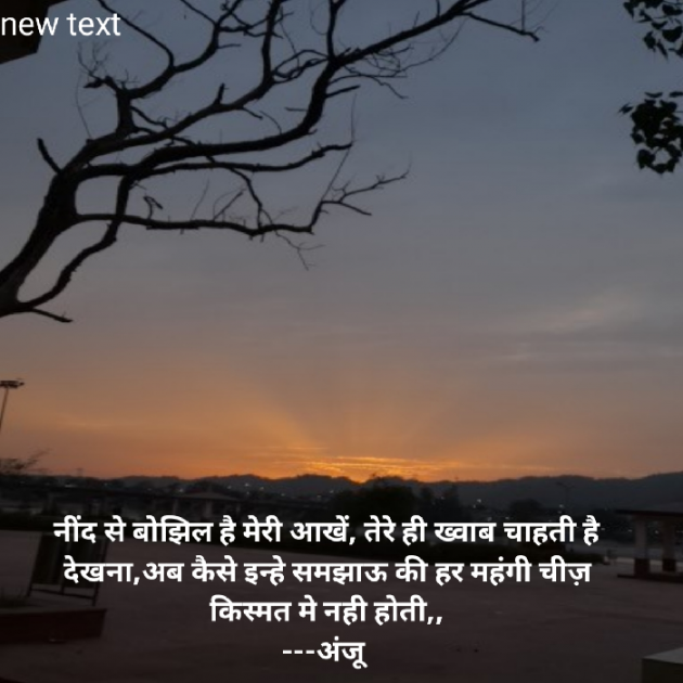 Hindi Shayri by Anju Kumari : 111883904