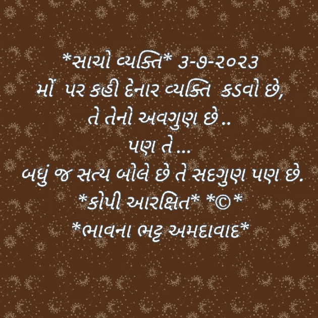 Gujarati Blog by Bhavna Bhatt : 111884325